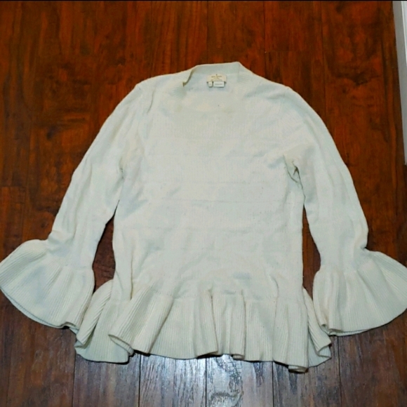 Kate spade peplum sweater. Bell sleeves Si… - Picture 3 of 6